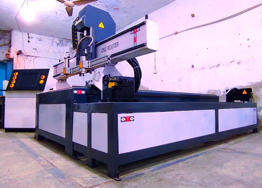 CNC Wood Router +With 4Axis Machine very Cheap Price All Sizes Availa 6