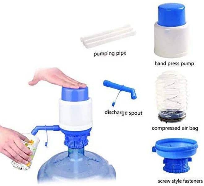 MANUAL WATER PUMP FOR BOTTLE 19 LITER CANE LARGE 1