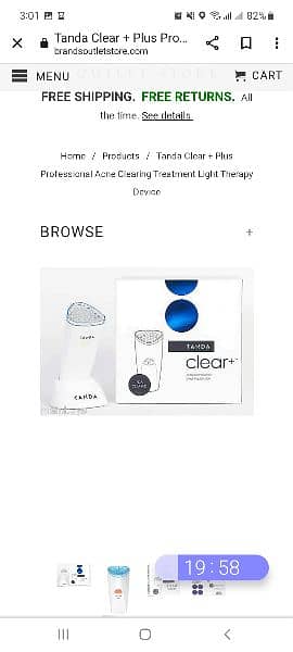 Tenda clear acne machine 1