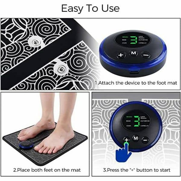 EMS Foot massager rechargeable 5