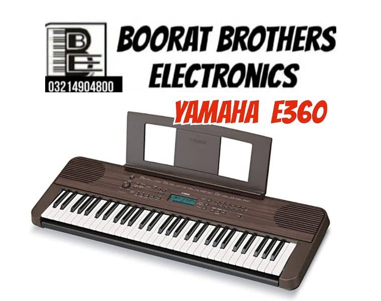 Yamaha PSR-E360 Portable Keyboard 2 years warranty 0