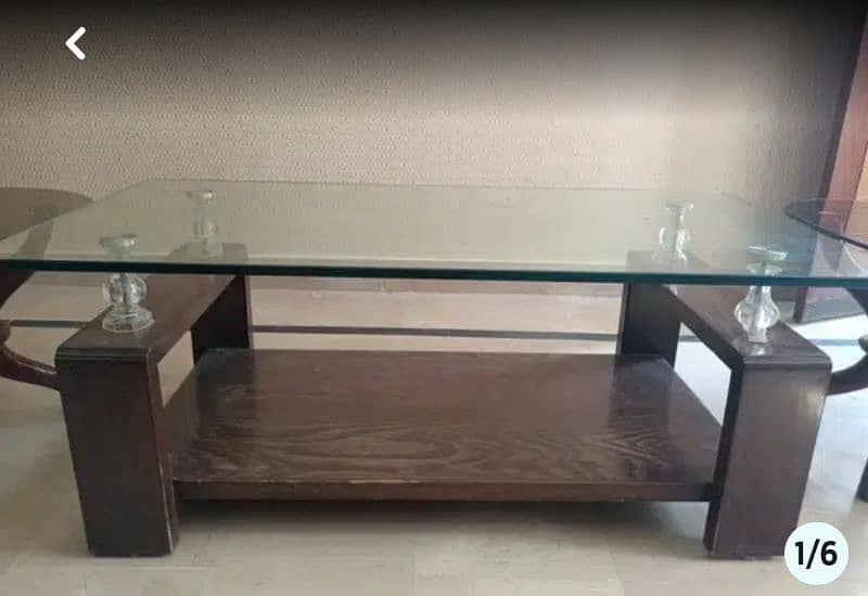 ~Centre table with two side tables slightly used 6
