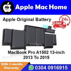 MacBook Pro Original Battery for A2179/A1932/A1707/A1398//A1502/A1278