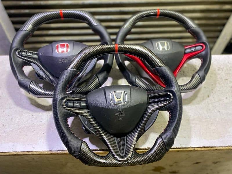 Honda civic reborn Honda city multimedia sport stering 6