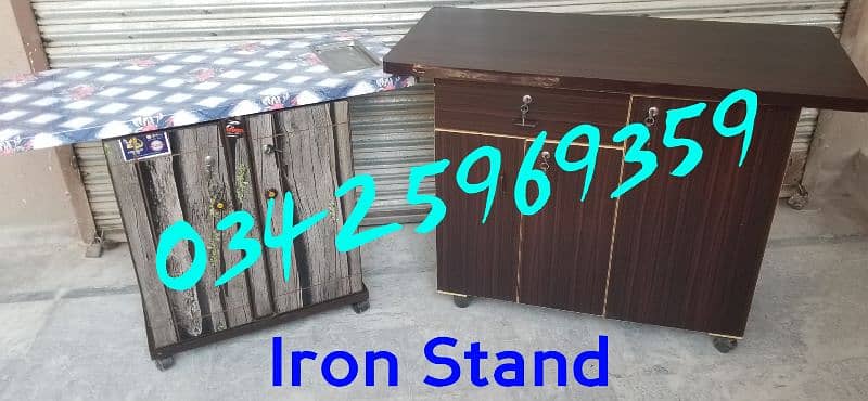 Iron stand istri table space-sving wd almari home dressing use set 8