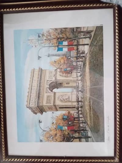 French & Arabic painting in awesme hangable frame. Best 4 drawing room