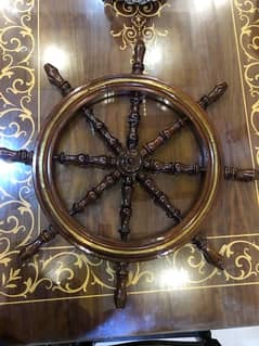 Wooden Sailors wheel - for sale 0