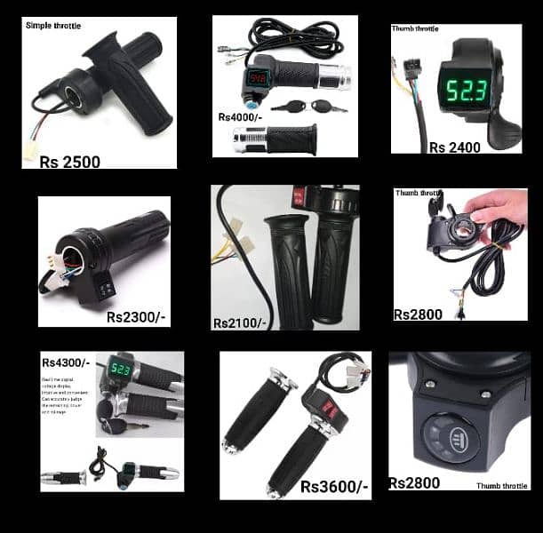 Electric bike E bike Throttle Battery charger 48v 60v 72v 5A 8A 10A 0