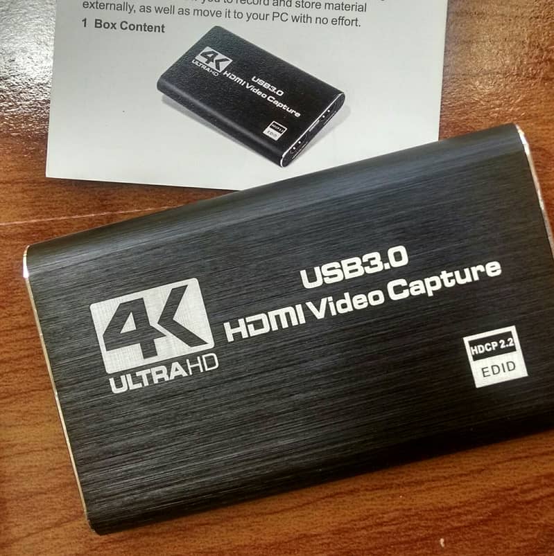 Computers & Accessories /HDMI 4k Video Capture card USB3.0 UHD 60fps 1