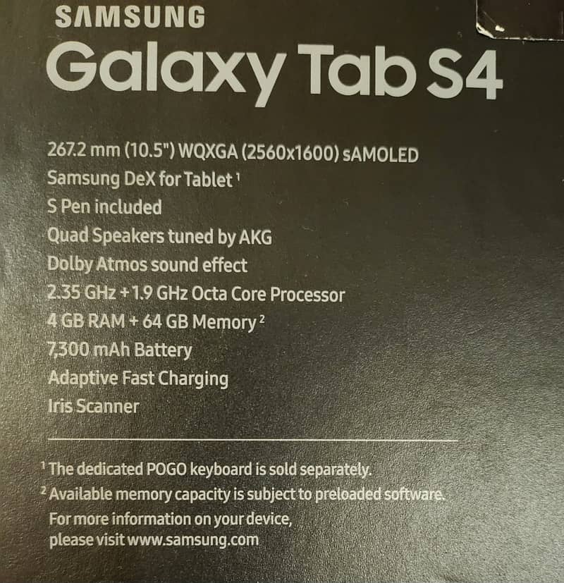 Samsung S4 tablet for Sale 1
