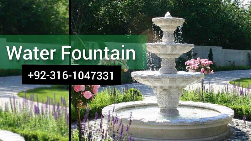 luxurious beautiful green onyx & marble fountains 8