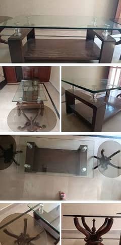 ~Centre table with two side tables slightly used