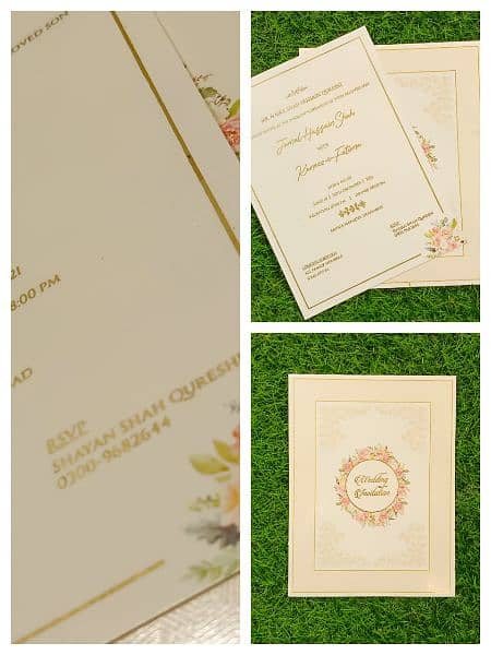 wedding cards, invitation cards, shahdi cards, plastic cards 5