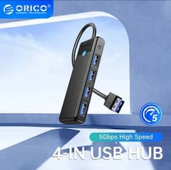 ORICO USB HUB 3.0 4-Port Splitter USB HUB Adapter Expansion Dock Ultra