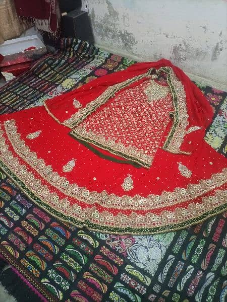 bridal sharara new condition price final plz contact only 03112332537 5