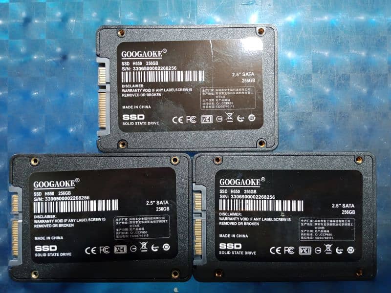 ؛SSD 256Gb GOOGAOKE Brand New Speed 500Mb to 550Mb 1