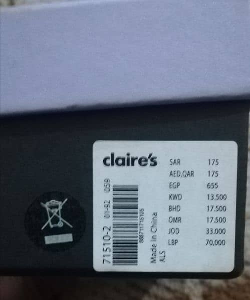 claire's branded watch, from uae brand new 6