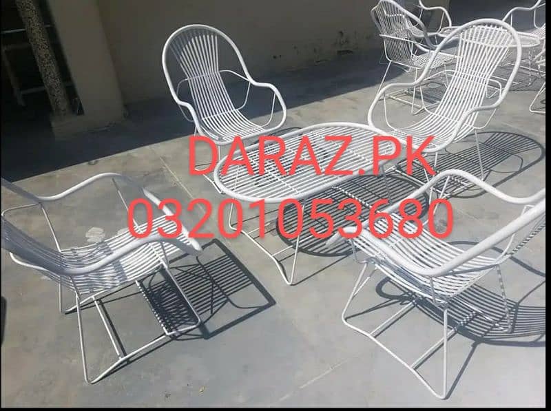 lwan /garden iron chairs table outdoor furniture 0