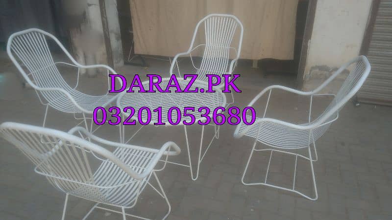 lwan /garden iron chairs table outdoor furniture 7