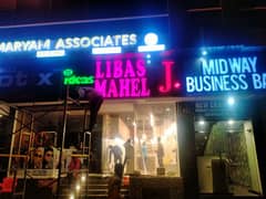 Acrylic signboard | 3D Signboard | Panaflex | Standy | Rollup