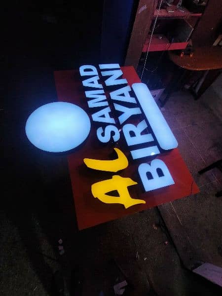 Acrylic signboard | 3D Signboard | Panaflex | Standy | Rollup 3