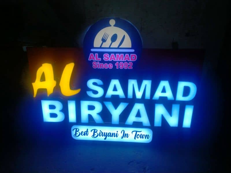 Acrylic signboard | 3D Signboard | Panaflex | Standy | Rollup 4