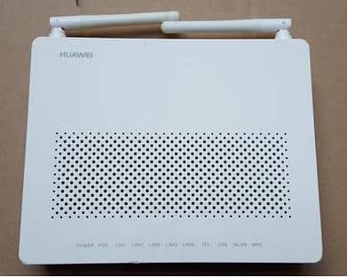 Huawei HG8546M fiber optic Wifi device with adopter EPON GPON XPON 5