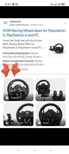 steering wheel controller PS4 ps5 PS3 Xbox pc available all model 3