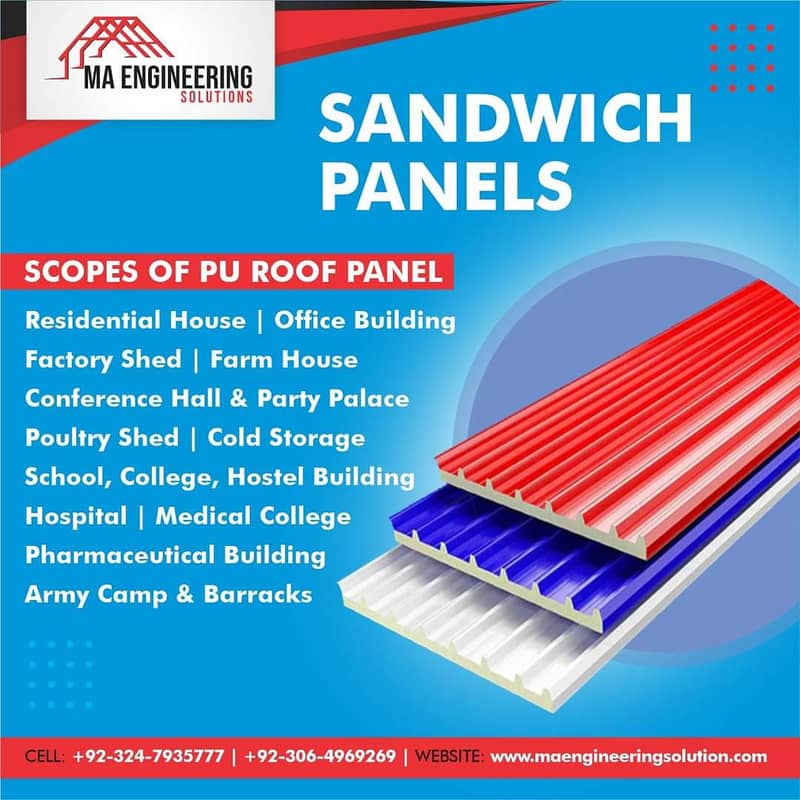 EPS Sandwich Panel & PU sandwich panel 1