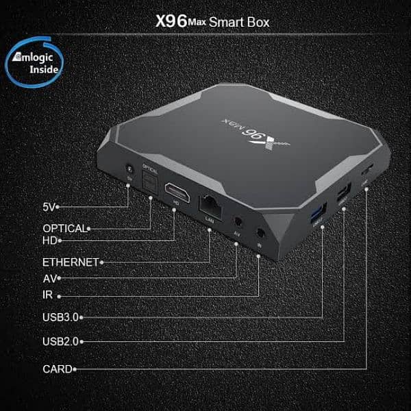X96 max plus Amlogic S905X3 TV Box 8k android 9.0 4G 32G/ 12