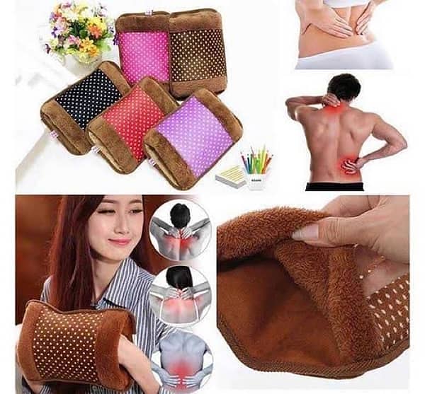 Electric Heating Gel Pad - Heat Pouch Hot Water Bottle Bag Back Knee P 2