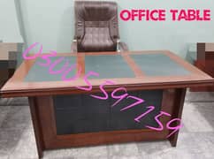 Office table topleather desk work study furniture sofa chair home rack 0