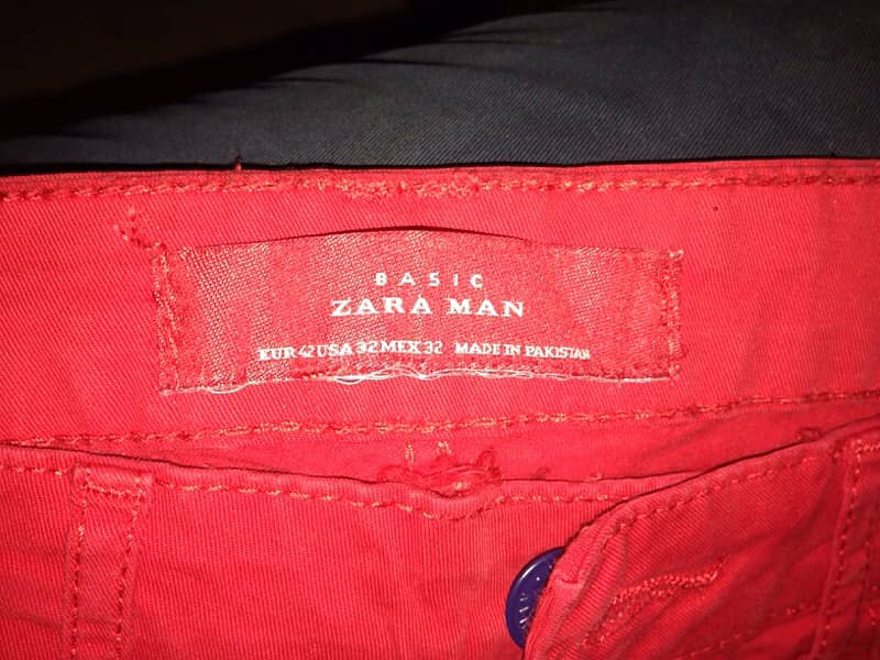 ZARA Man Slim fit Cotton jeans. 4