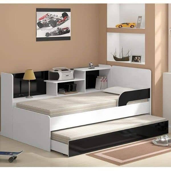 Space Saving Double Kids Bed 0