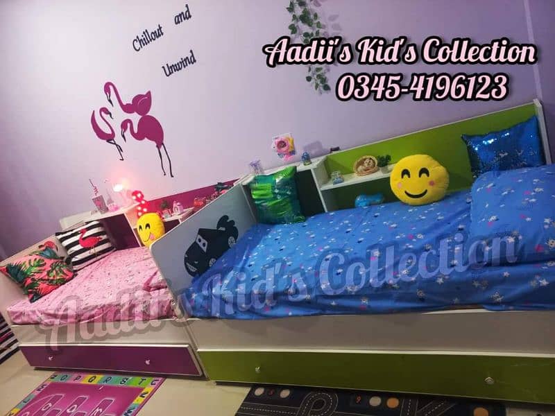 Space Saving Double Kids Bed 17