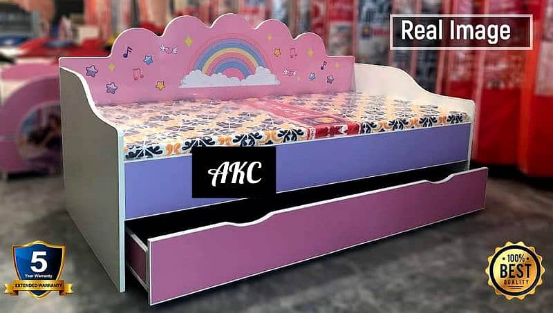 Space Saving Double Kids Bed 19