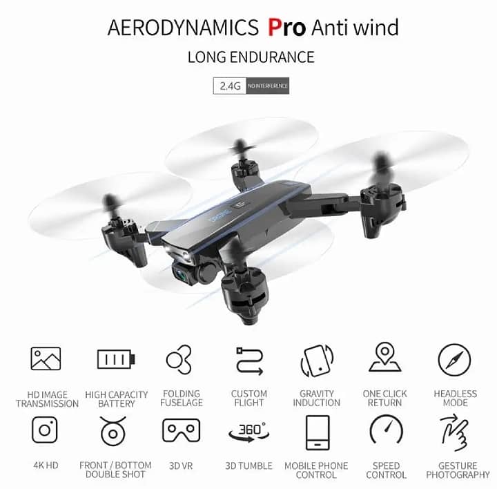 Camera HD Folding Drone Aircraft S173wf 2.4G Wifi and All Sensors 9