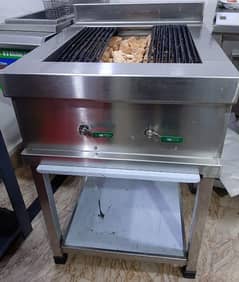 Charcoal gas grill