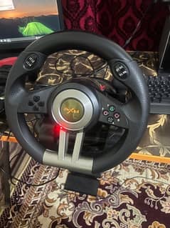 gaming steering wheel, pxn v3 Pro complete box