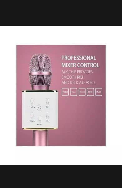 Mic Wireless Bluetooth Microphone Hifi double Speaker 4