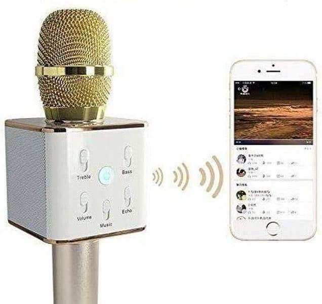 Mic Wireless Bluetooth Microphone Hifi double Speaker 1