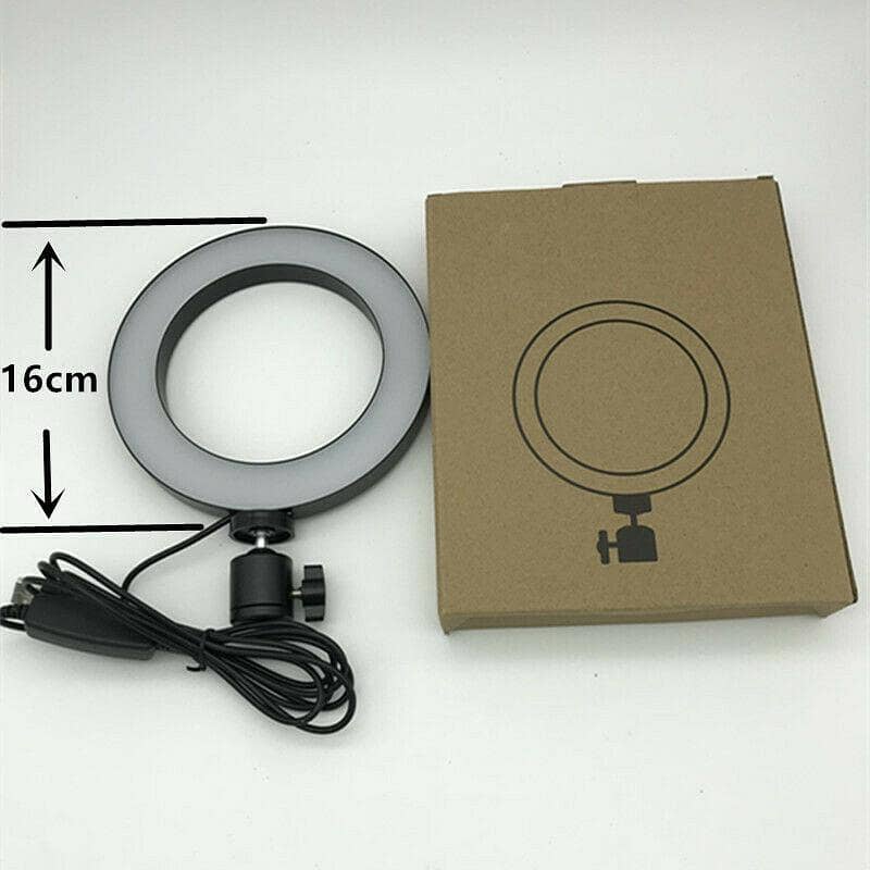 Ring light  with 7feet stand and mic available 12