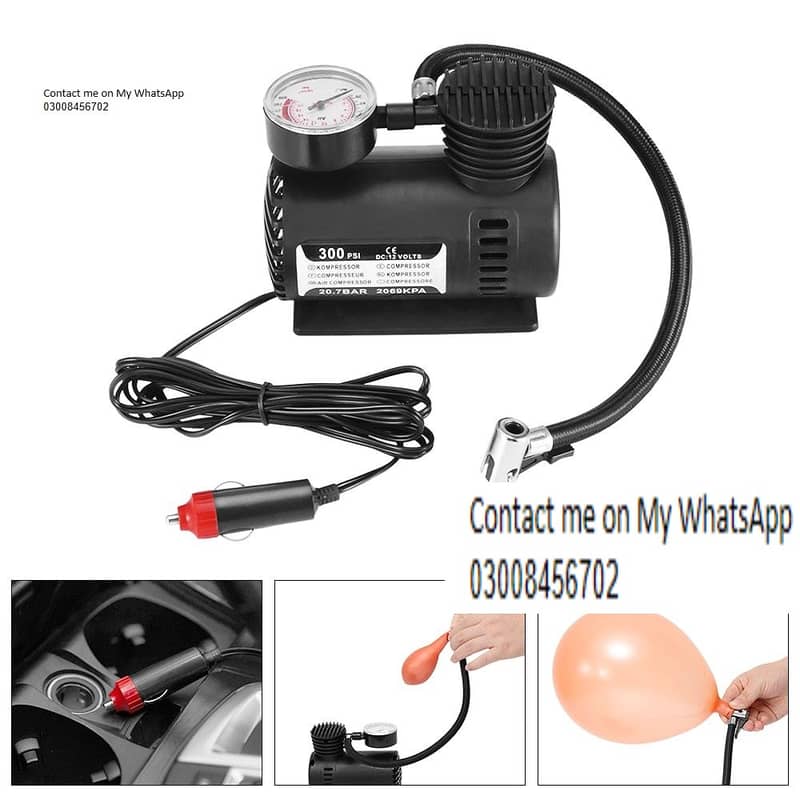 Air Compressor For Cars Bike tyres More MP3 Player Covers Back Cameras 12