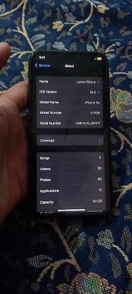 iPhone xs 64 gb 7