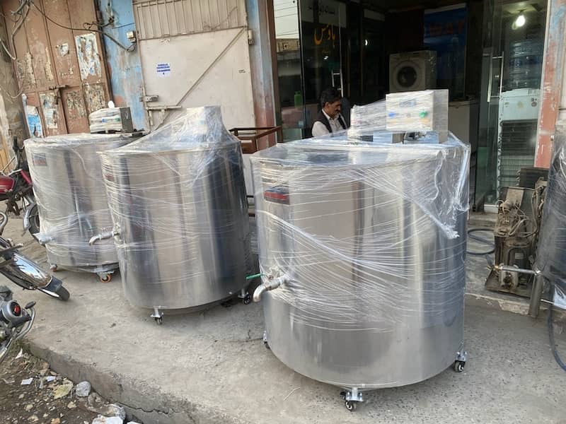 Milk chiller & milk boiler any cooling equipment 1