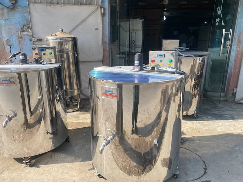 Milk chiller & milk boiler any cooling equipment 14