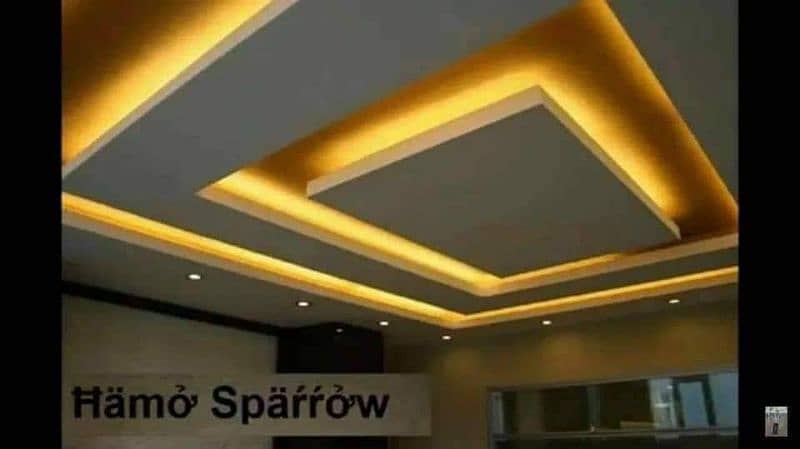 pop ceiling and gypsum partition and  ceiling 7