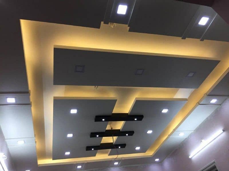 pop ceiling and gypsum partition and  ceiling 8