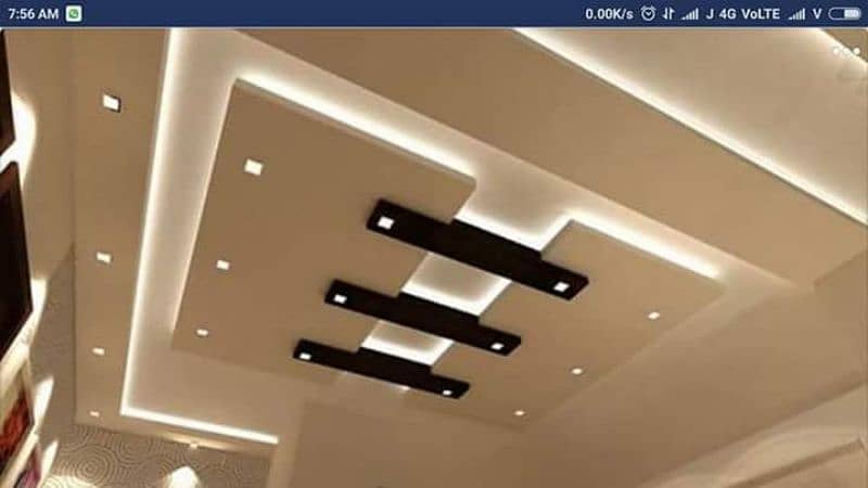 pop ceiling and gypsum partition and  ceiling 13