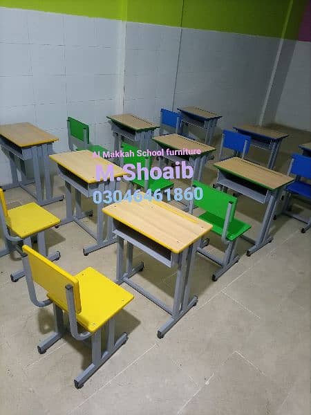 School furniture. desk, chair, table, etc. 7